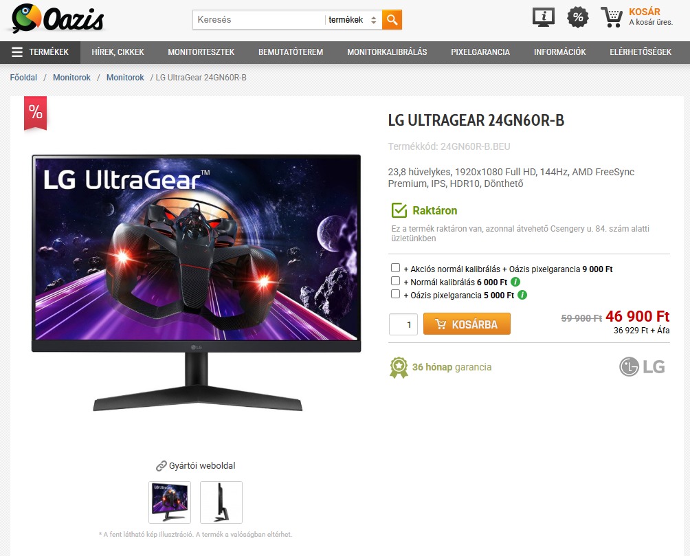 LG UltraGear 24GN60R-B