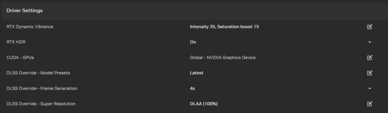 DLSS Override - Nvidia App
