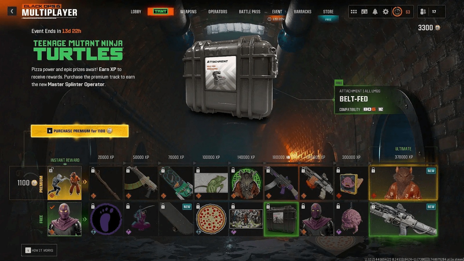 A Warzone Belt-Fed kiegészítője