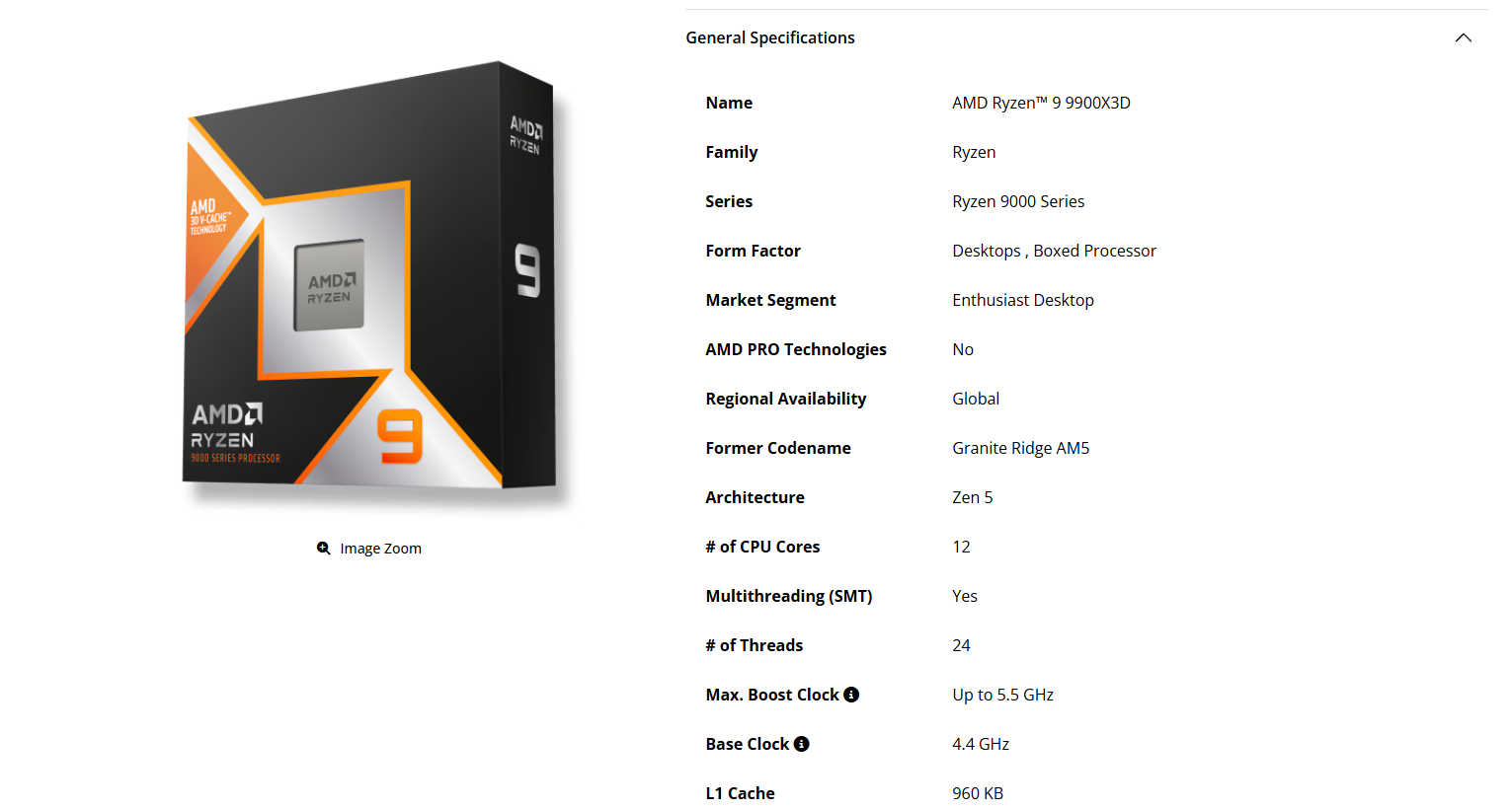AMD Ryzen 9 9900X3D