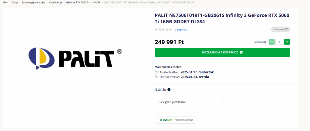Nvidia RTX 5060 Ti 