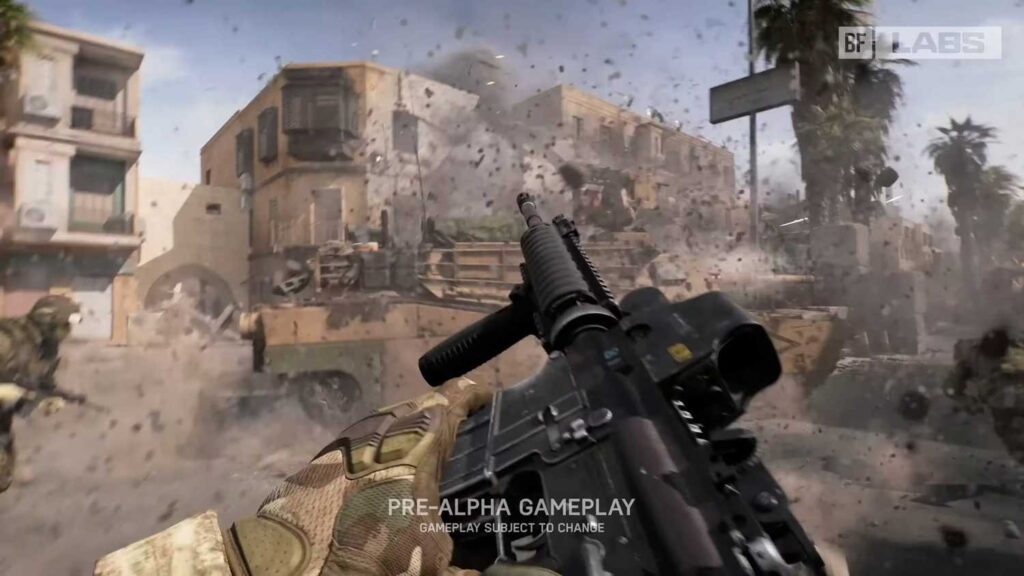 Itt van néhány perc alpha gameplay az új Battlefield játékból