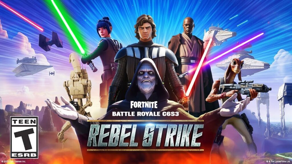 Napokon belül bemutatkozik a Star Wars x Fortnite szezon