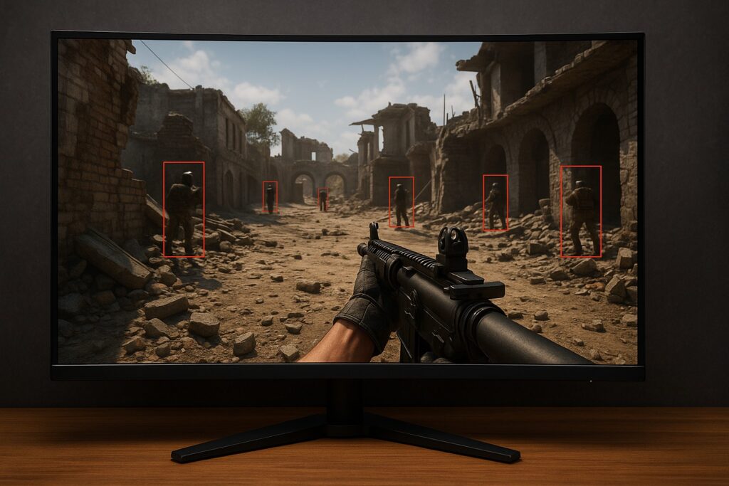 Ez a gamer monitor beépített csalással érkezik