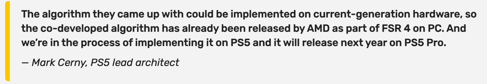2026-ban PS5-re is megérkezik az AMD FSR 4