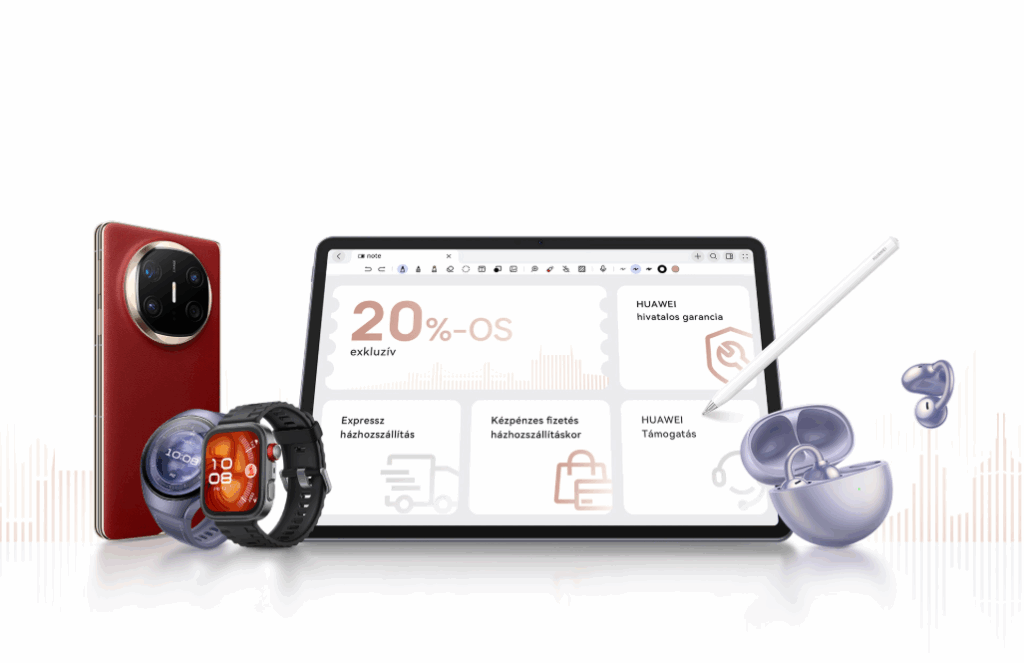 Remek akciókkal indult el a Huawei magyar, hivatalos webshopja