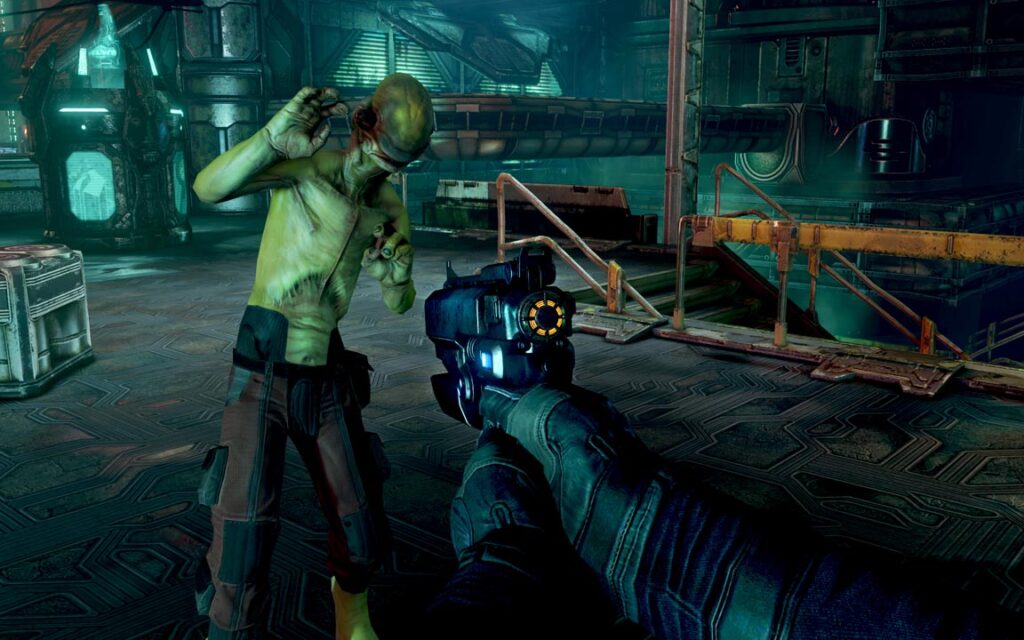 Játékmeneten az eredeti, 11 éve elkaszált, ambiciózus Prey 2