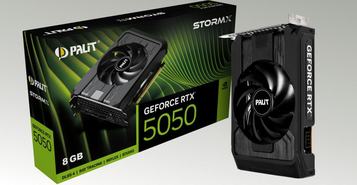 Nvidia RTX 5050 a Palit műhelyéből