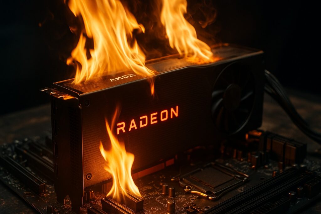 Nem kellett sokat várni, már az AMD videokártyák is olvadnak