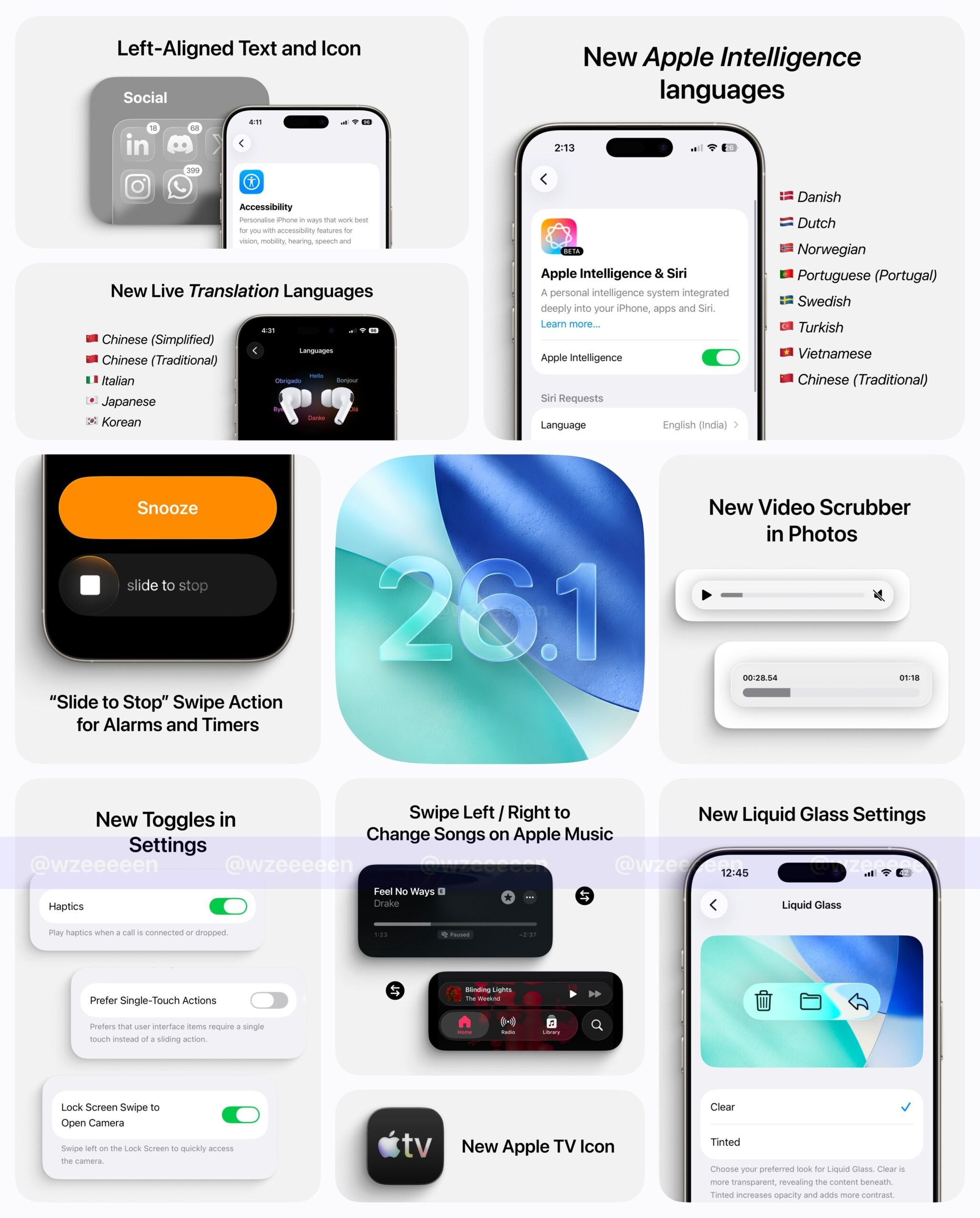 iOS 26 első nagy frissítésének újdonságai