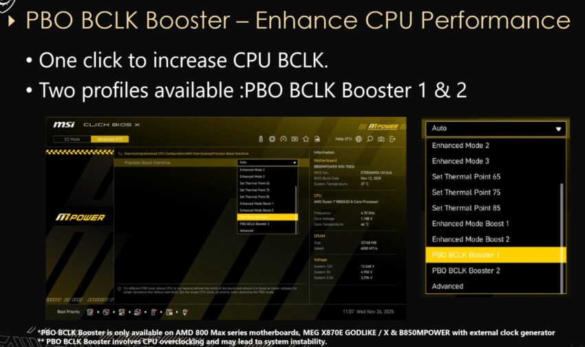 Új funkciót kapnak az MSI alaplapok