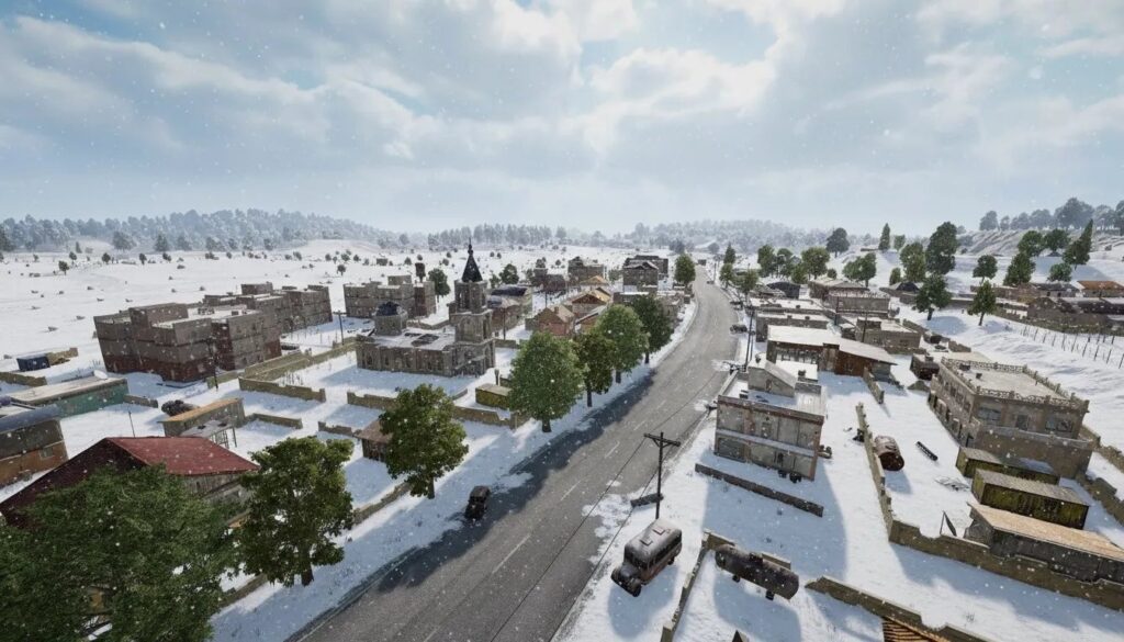 Órákon belül megérkezik a havas Erangel PUBG-be