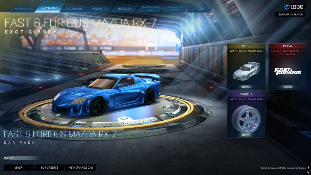 Rocket League Fortnite