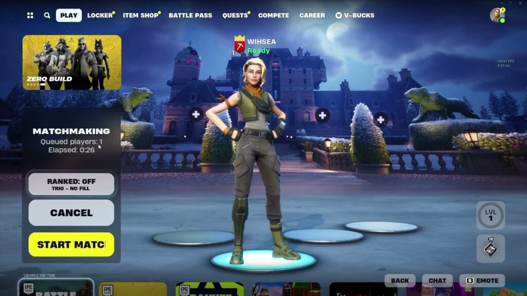 Fortnite Lobby