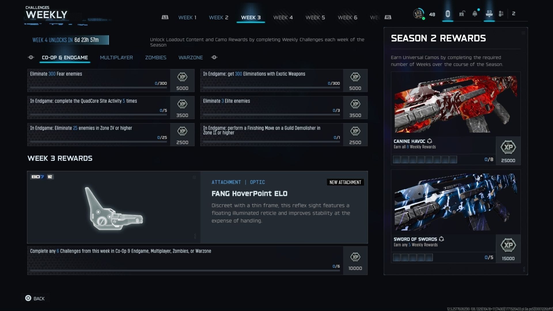 Call of Duty - harmadik heti küldetések