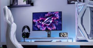 Három új OLED gamer monitorral jelentkezik az ASUS