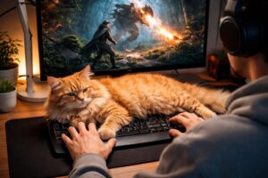 Itt az asztal, amivel nem zaklat a macskád játék közben