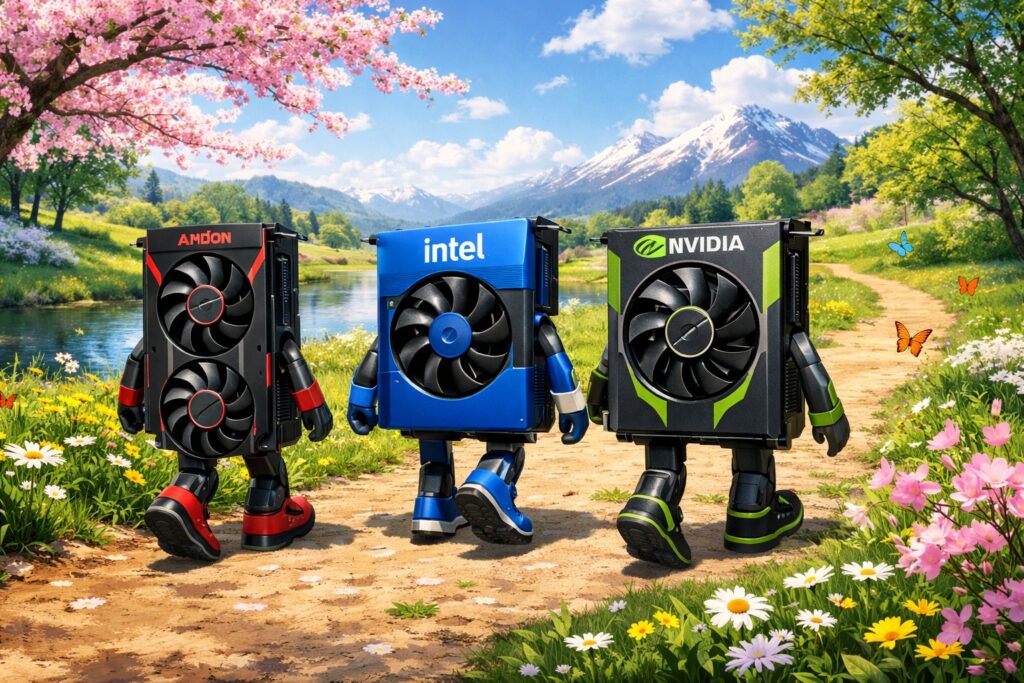 Videokártya március