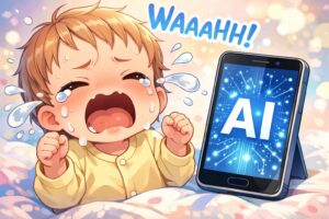 Egy új AI applikáció meghallgatja a csecsemő sírását, és megmondja, mit baja