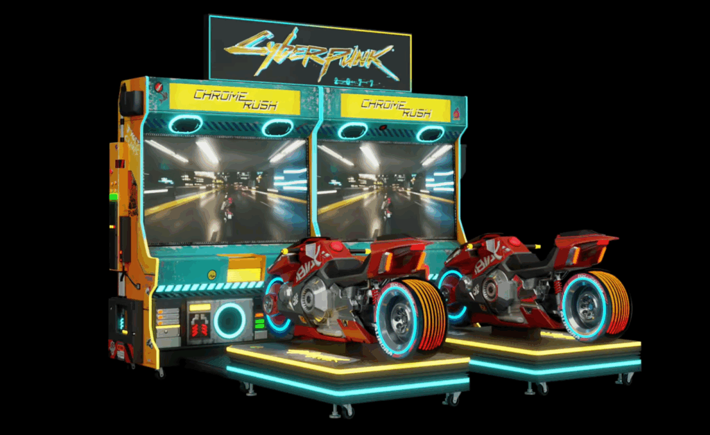 A Cyberpunk 2077 játékgéppel Night City utcáin száguldozhatsz