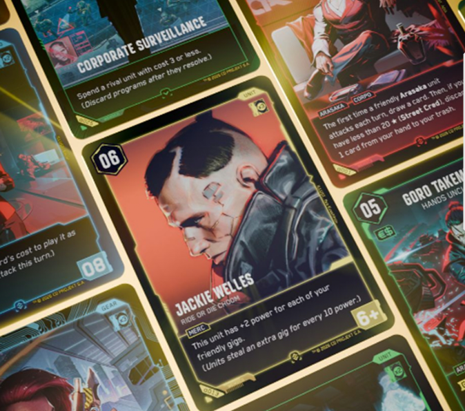 A Cyberpunk 2077 kártyajáték néhány óra alatt 6 millió dollárt gyűjtött össze