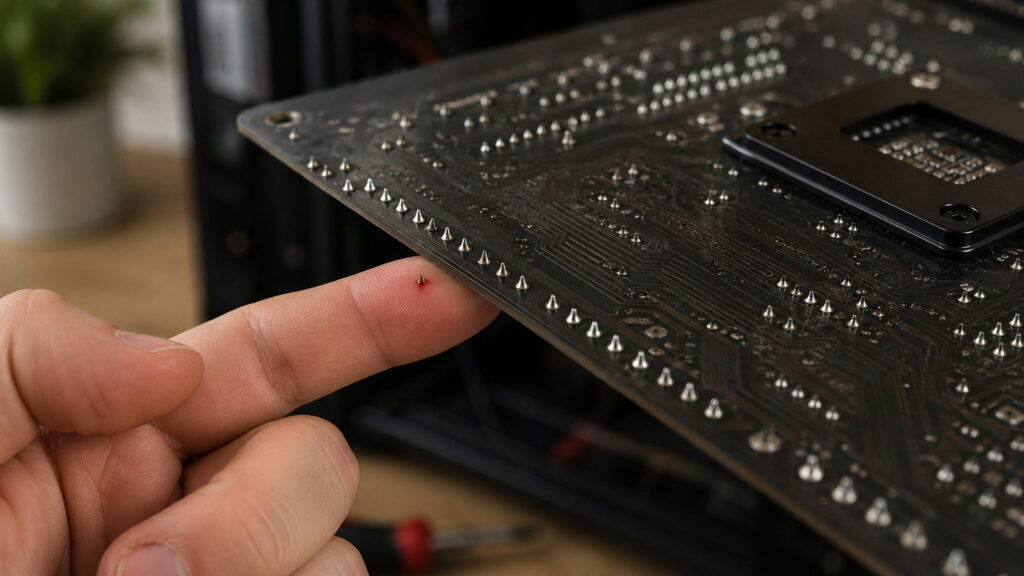 Az MSI levédette: többé nem szúr meg az alaplap szerelés közben