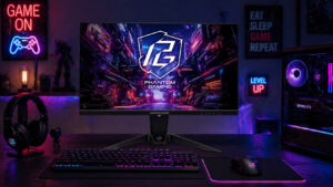 Beépített Wi-Fi antennával érkezik az ASRock gamer monitora