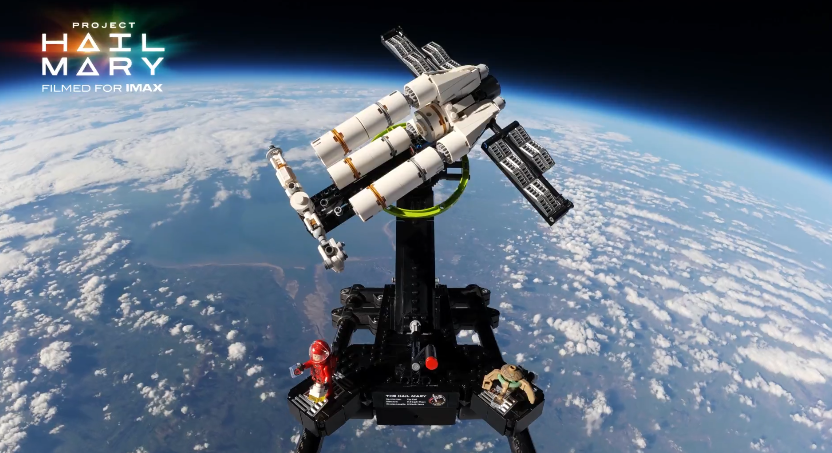 Kilőtték a Hail Mary-küldetés Lego szettet az űrig, világrekord lett belőle