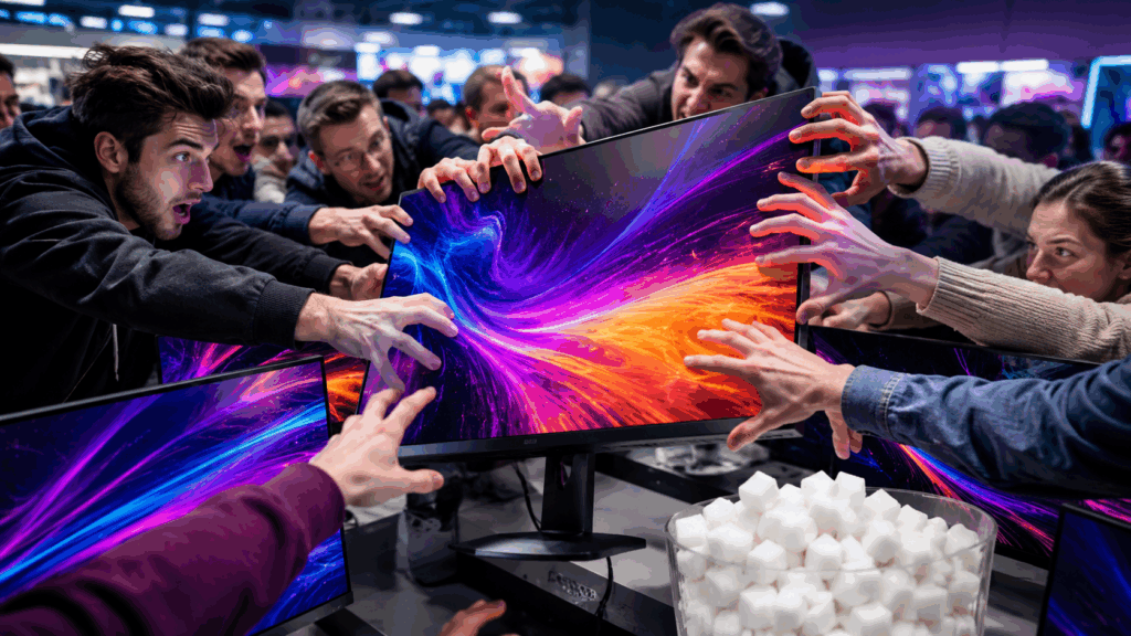 Úgy kapkodják az OLED monitorokat, mint a cukrot