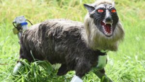 Horrorszerű robotfarkasok védik a japán városokat a medvéktől