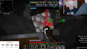 Minecraft stream közben törtek rá a rendőrök a 81 éves gamer nagyira