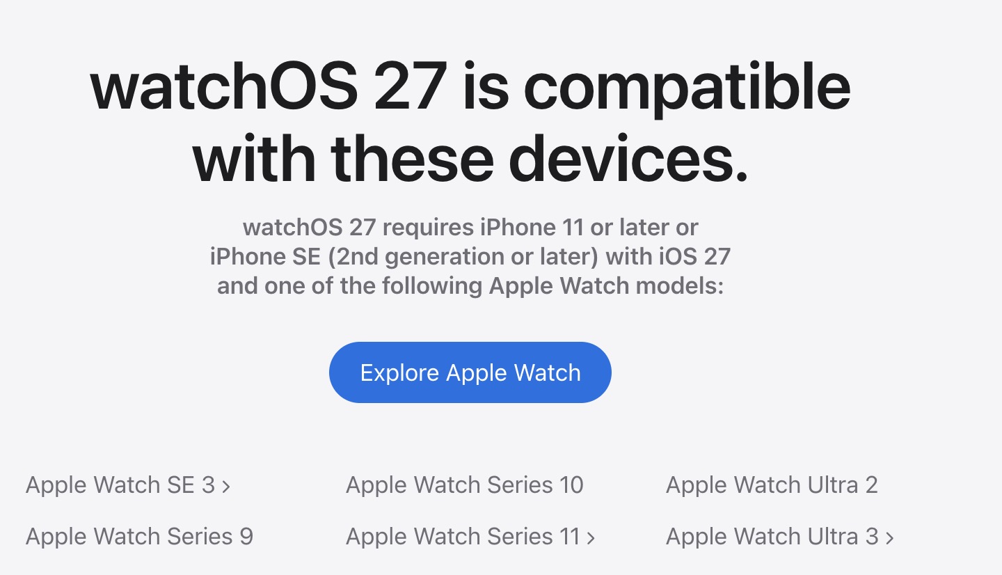 Az Apple hivatalos weboldala sem finomkodik.